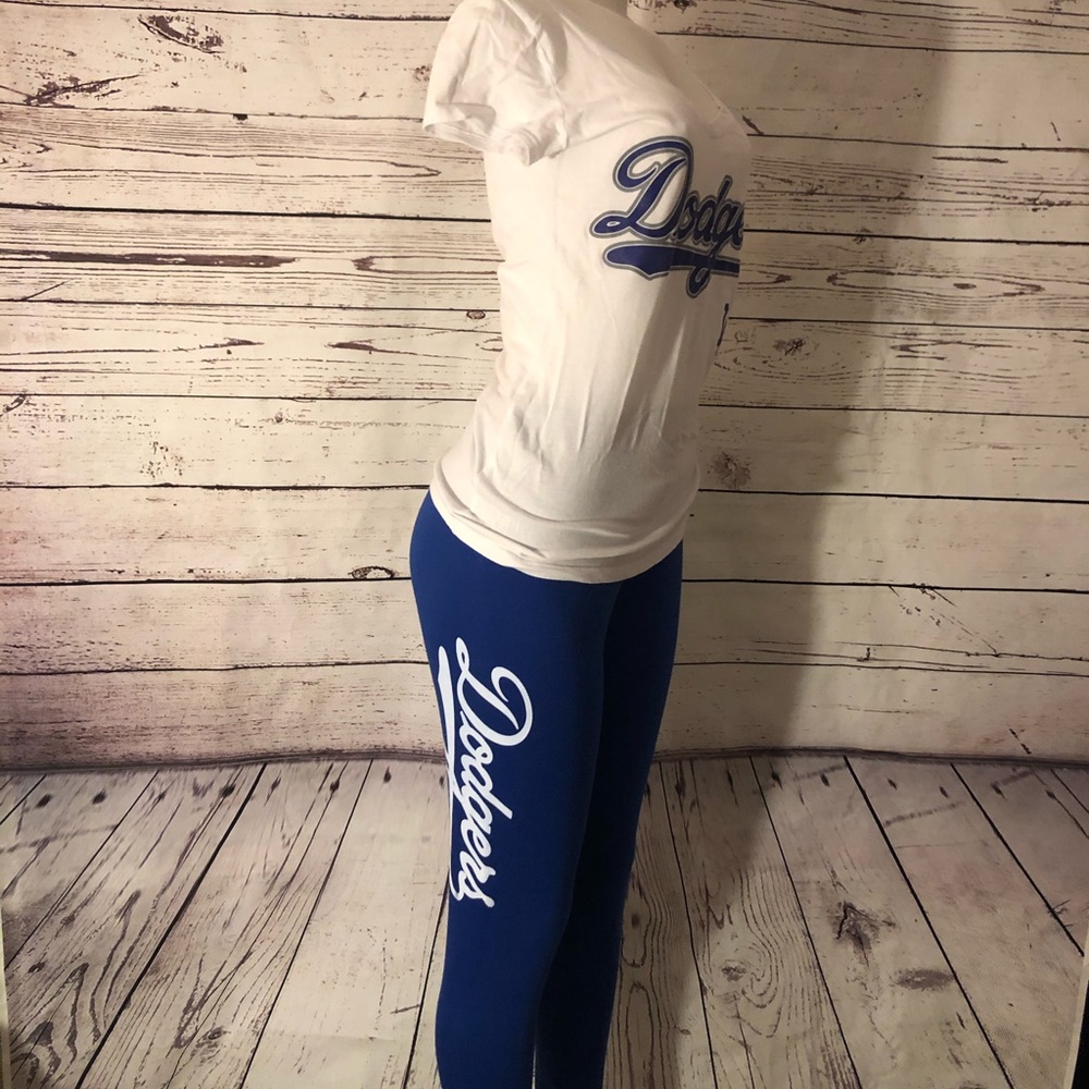 LAST 1 (LARGE)🚨 NWT LA DODGERS Legging&Shirt Set - Picture 4 of 8